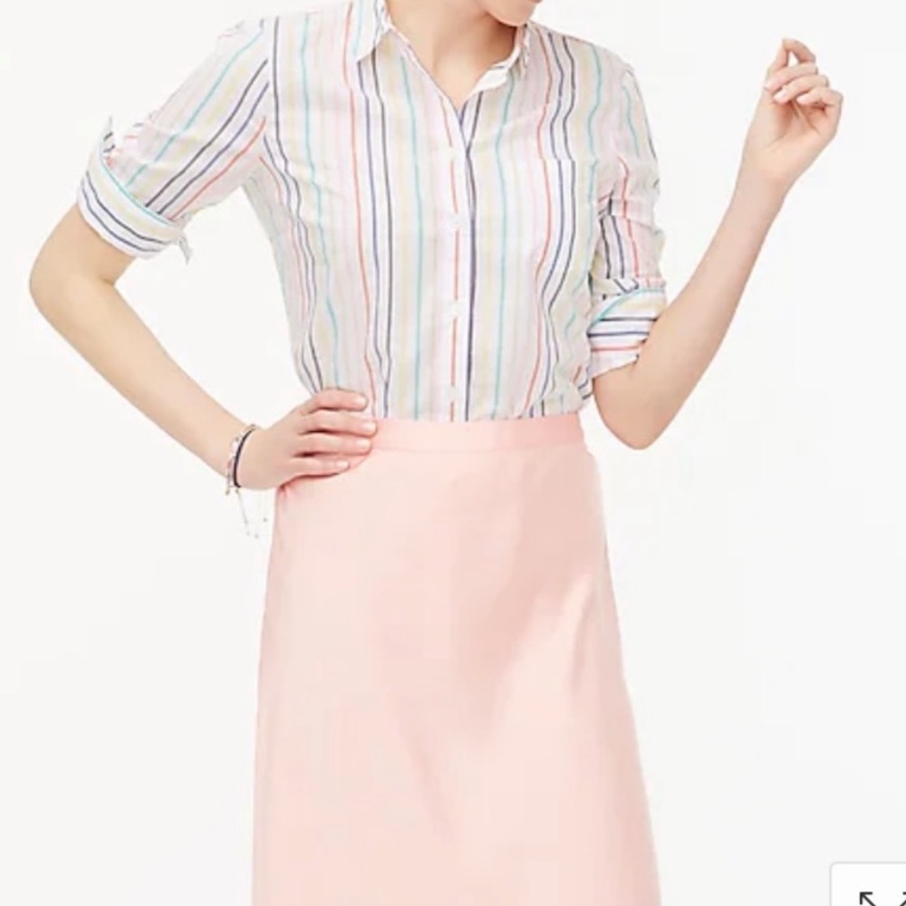 J crew rainbow 🌈 striped shirt